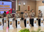 Mutasi Lima Pejabat Utama Polda Sultra, Kapolda Pimpin Sertijab di Aula Dachara