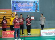 Turnamen Badminton Antar Personel, Semarak Menyambut Hari Bhayangkara ke-78 di Polda Sultra