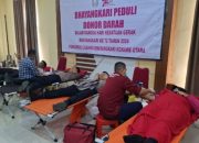 Polres Konawe Utara Gelar Donor Darah, Bakti Kesehatan Sambut Hut Bhayangkara ke-78 dan HKGB ke-72