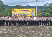 Kapolres Konawe Utara Pimpin Upacara Penerimaan Siswa Latihan Kerja SPN Polda Sultra