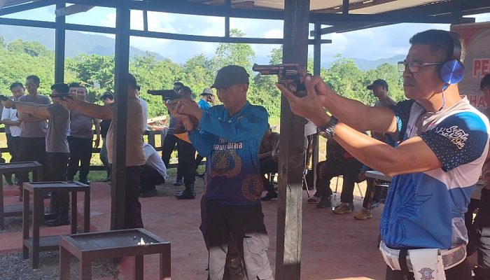 Lomba Menembak, Semarak Meriahkan Hut Bhayangkara ke-78 di Polres Konawe Utara