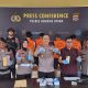 Kapolres Konut AKBP Priyo Utomo Pimpin Press Conference Pengungkapan Kasus Narkotika