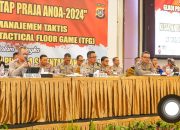 Kapolda Sultra Berikan Pengarahan Pengamanan Pilkada Serentak 2024 di Akhir Kegiatan Tactical Floor Game