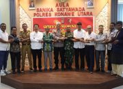 Polres Konawe Utara Gelar Cofee Morning Bersama Forkopinda dan Ketua Paguyuban, Ciptakan Pilkada Damai di Bumi Oheo