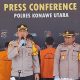 Kapolres AKBP Priyo Utomo Pimpin Press Conference Pengungkapan Kasus Wilayah Hukum Polres Konut