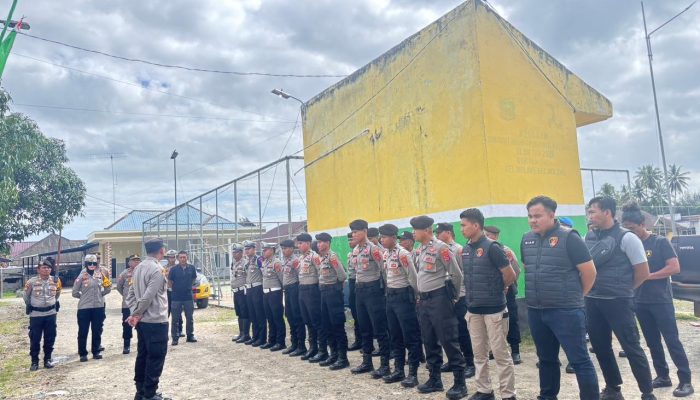 Polres Konawe Utara Gelar Colling Sistem Pengamanan Operasi Mantap Praja Anoa 2024