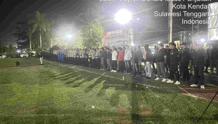 Cooling System Pilkada Damai 2024, Patroli Gabungan Skala Besar Digelar di Kota Kendari