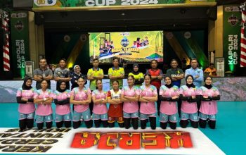 Tim Volly Putri Polda Sultra