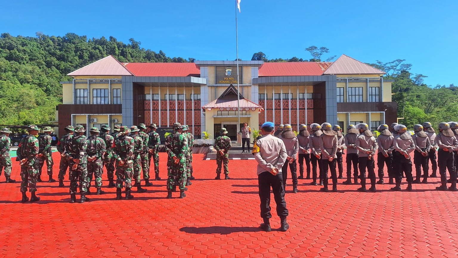 Wujud Sinergitas TNI Polri Polres Dan Kodim 1430 Konawe Utara Gelar